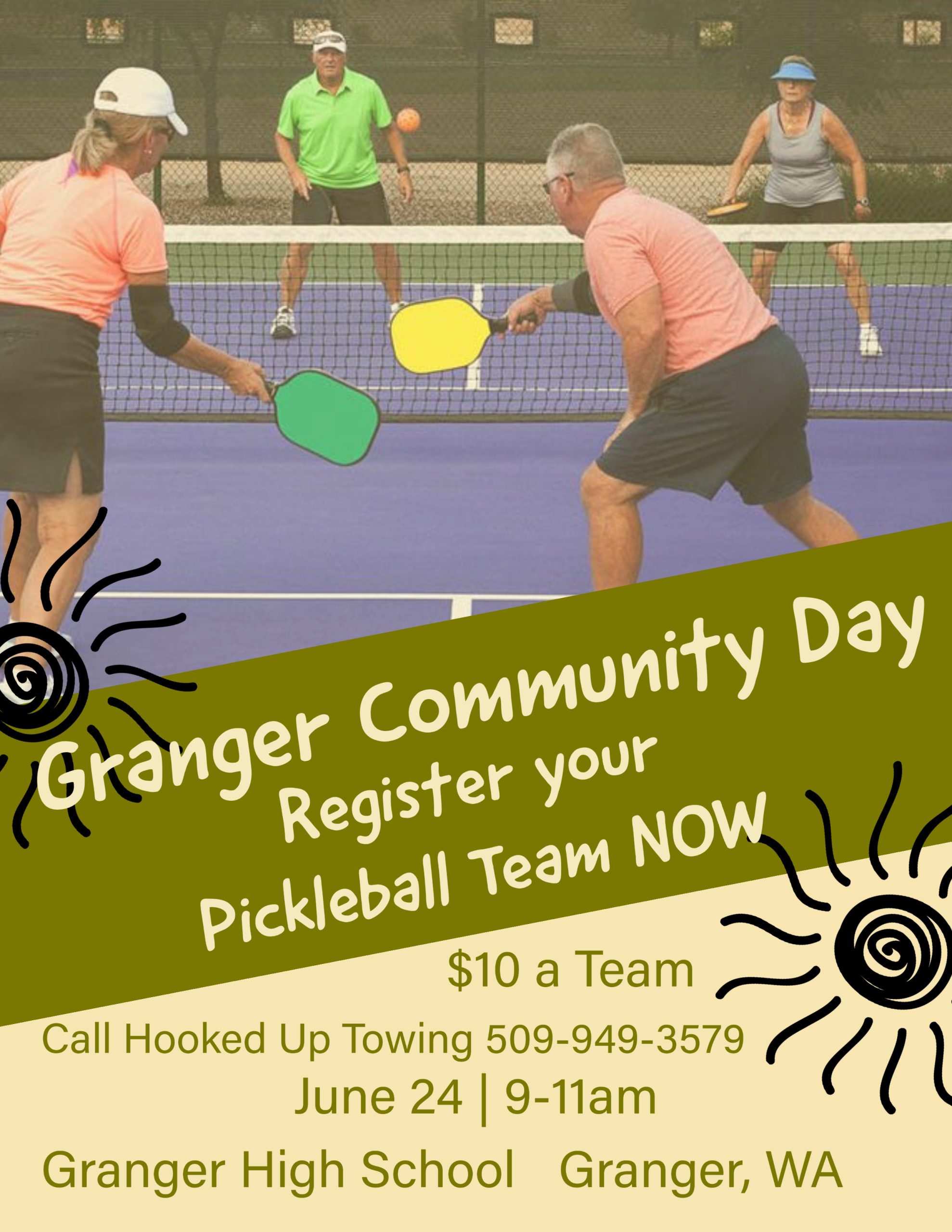 Granger Community Day Pickle Ball @ Granger High School