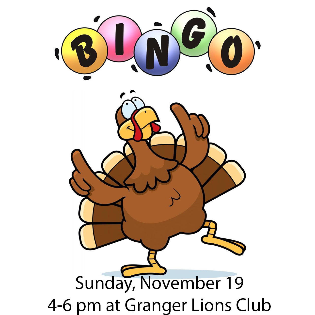 Turkey Bingo @ Granger Lions Club